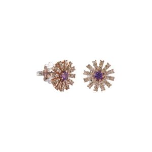 Orecchini Damiani Donna Margherita in Oro rosa Ametista 20106395