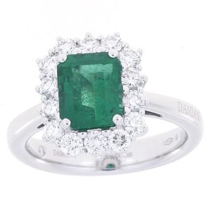 Anello Damiani Donna Gemme D in Oro bianco Smeraldo 20106146