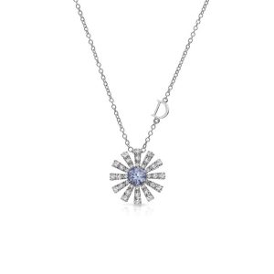 Collana Damiani Donna Margherita in Oro bianco Acquamarina 20086818