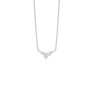 Collana Damiani Donna Mimosa in Oro bianco Diamante 20104500