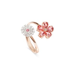 Anello Damiani Donna Margherita Bloom in Oro rosa Tormalina 20115891