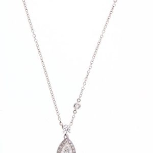 Collana Damiani Donna Minou Full Pavé form in Oro bianco Diamante 81100975