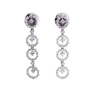 Orecchini Damiani Donna Juliette in Oro bianco Diamante 20102432
