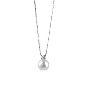 Collana Damiani Donna Le Perle in Oro bianco Perla 20012312