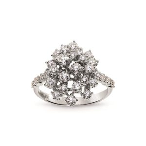 Anello Damiani Donna Mimosa in Oro bianco Diamante 20075397