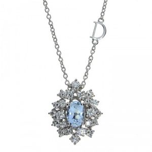 Collana Damiani Donna Mimosa in Oro Acquamarina 20071067