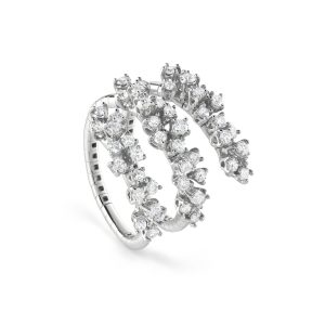 Anello Damiani Donna MIMOSA FLEXI in Oro bianco Diamante 20078477