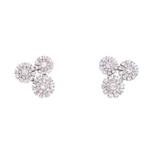 Orecchini Damiani Donna Margherita in Oro bianco Diamante 20089285