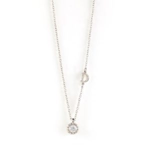 Collana Damiani Donna MINOU FULL PAVE' in Oro bianco Diamante 20091059