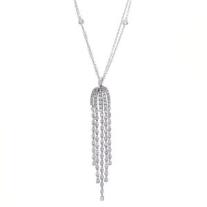 Collana Damiani Donna Sorgente D in Oro bianco Diamante 20088456