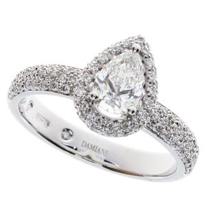 Anello Damiani Donna Minou Full Pavé form in Oro bianco Diamante 81083204