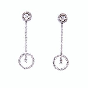 Orecchini Damiani Donna Wimbledon in Oro bianco Diamante 20017720
