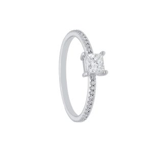 Anello Lj Roma 1962 Donna in Oro bianco Diamante 250672