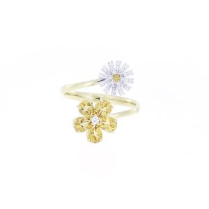 Anello Damiani Donna Margherita Bloom in Oro giallo Quarzo 20115892