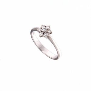 Anello Crivelli Donna in Oro bianco Diamante 005-A101-7