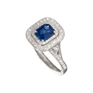 Anello Crivelli Donna ZAFFIRO in Oro bianco Zaffiro 372-3735 ZF