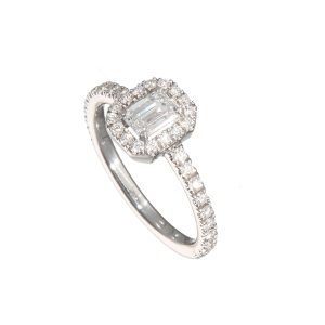 Anello Crivelli Uomo DIAMANTI in Oro bianco Diamante 372-3645-GI-3/4 BR