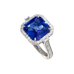 Anello Crivelli Donna ZAFFIRO in Oro bianco Zaffiro blu 000-5383NS