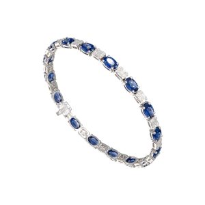 Bracciale Crivelli ZAFFIRO in Oro bianco Zaffiro 035-VB27559 ZF