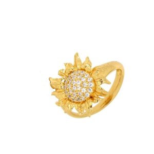 Anello Misis Donna PIENZA in Argento Zircone AN GIRASOLE