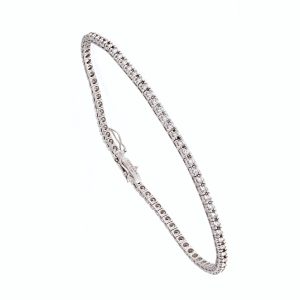 Bracciale Soprana TENNIS in Oro bianco Diamante TR25 1.12 G VS